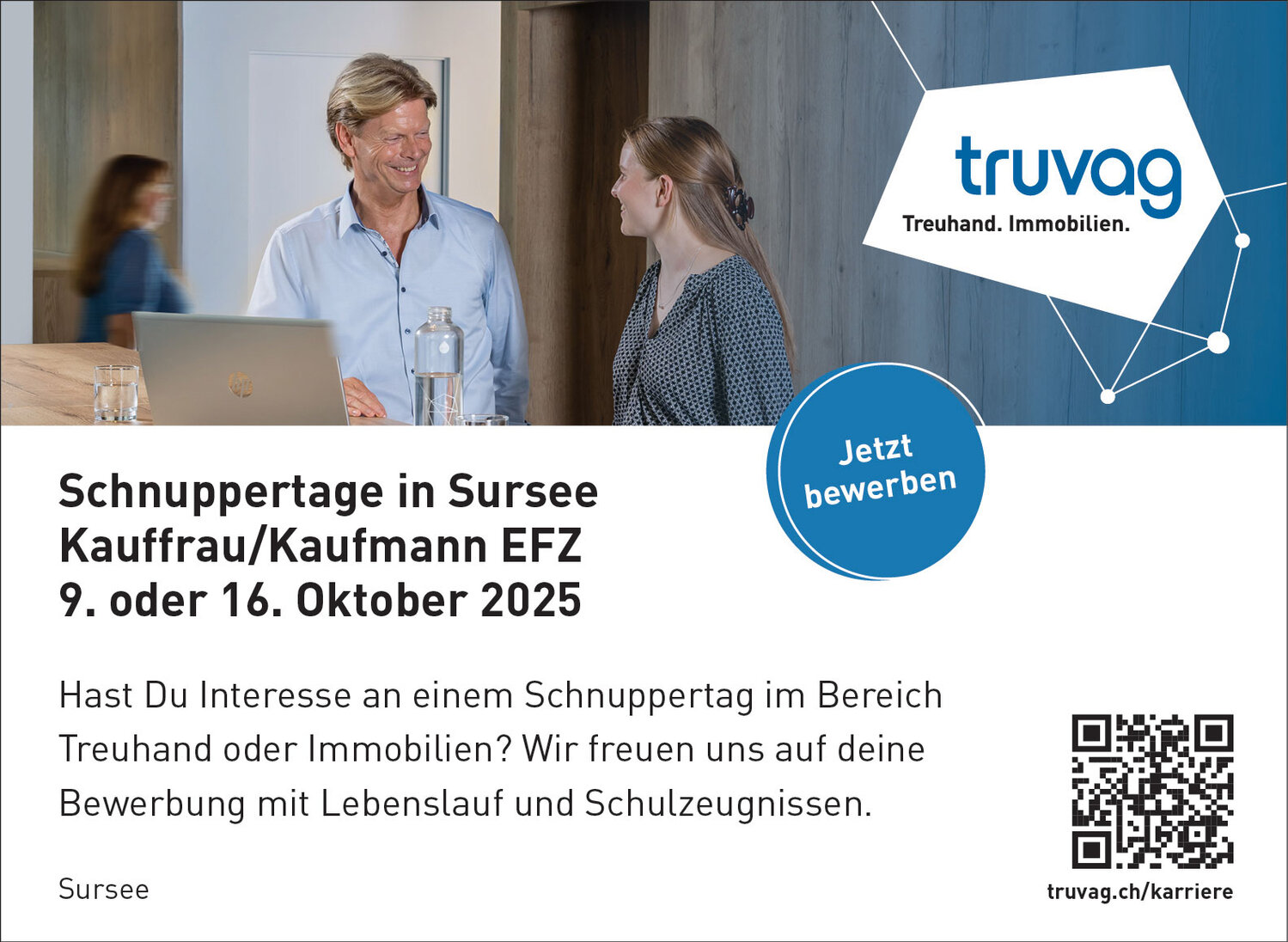 Truvag Schnuppertage Oktober 2025