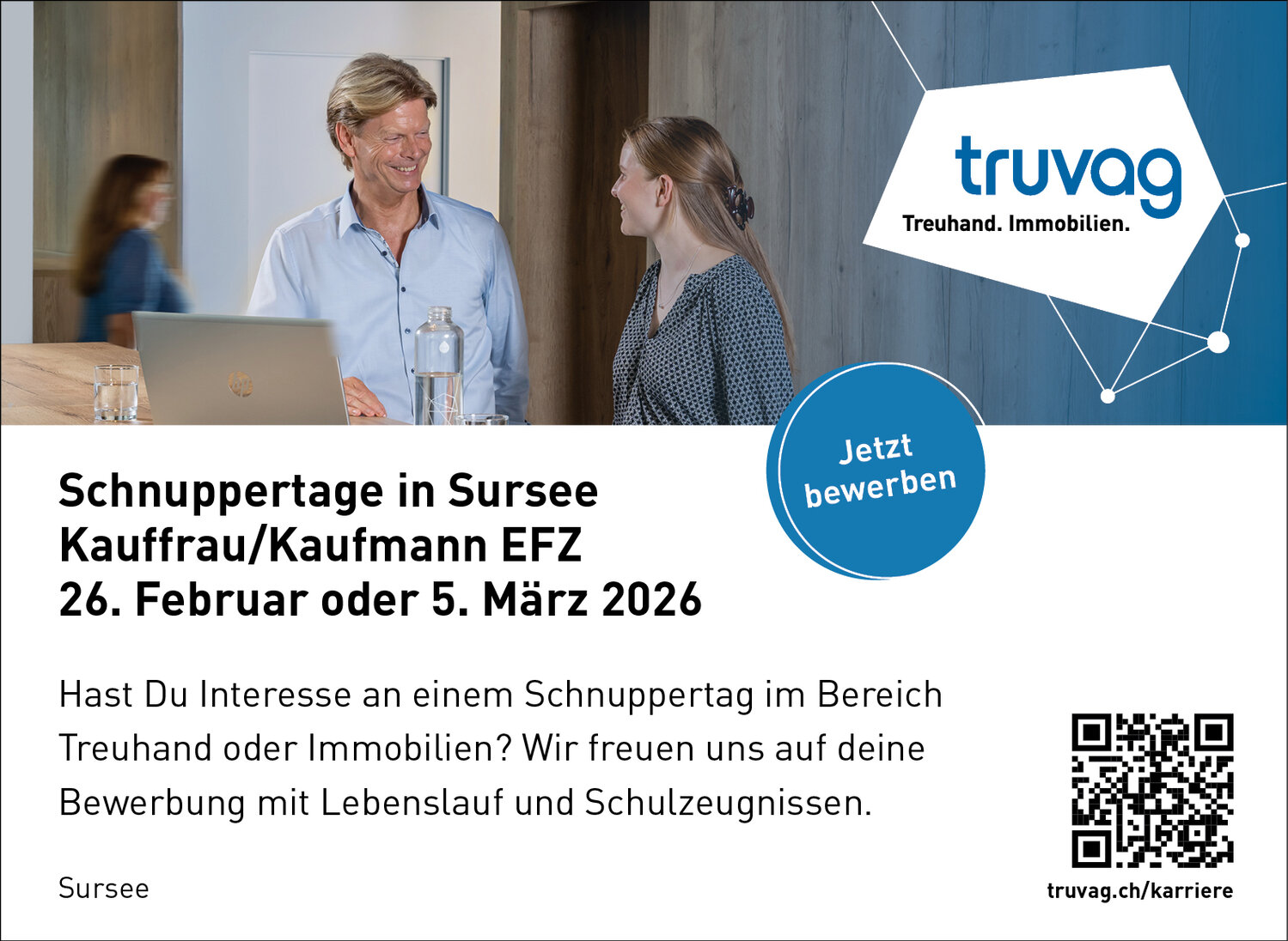 Truvag Schnuppertage Oktober 2025
